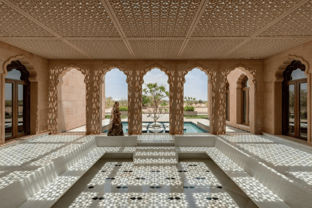 Una casa en la india con un diseño que la convierte en una joya arquitectónica Una casa en la india con un diseño que la convierte en una joya arquitectónica