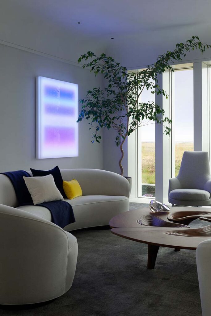 La arquitectura de esta casa celebra la vida junto al mar