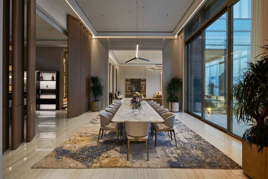 El silencio y la luz son los protagonistas de esta casa de lujo en dubái El silencio y la luz son los protagonistas de esta casa de lujo en dubái