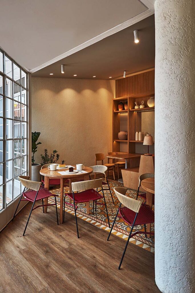 Una arquitectura con identidad colombiana en la pastelería dulcinea