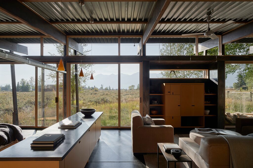 Una casa en estados unidos en la que la simplicidad es la protagonista