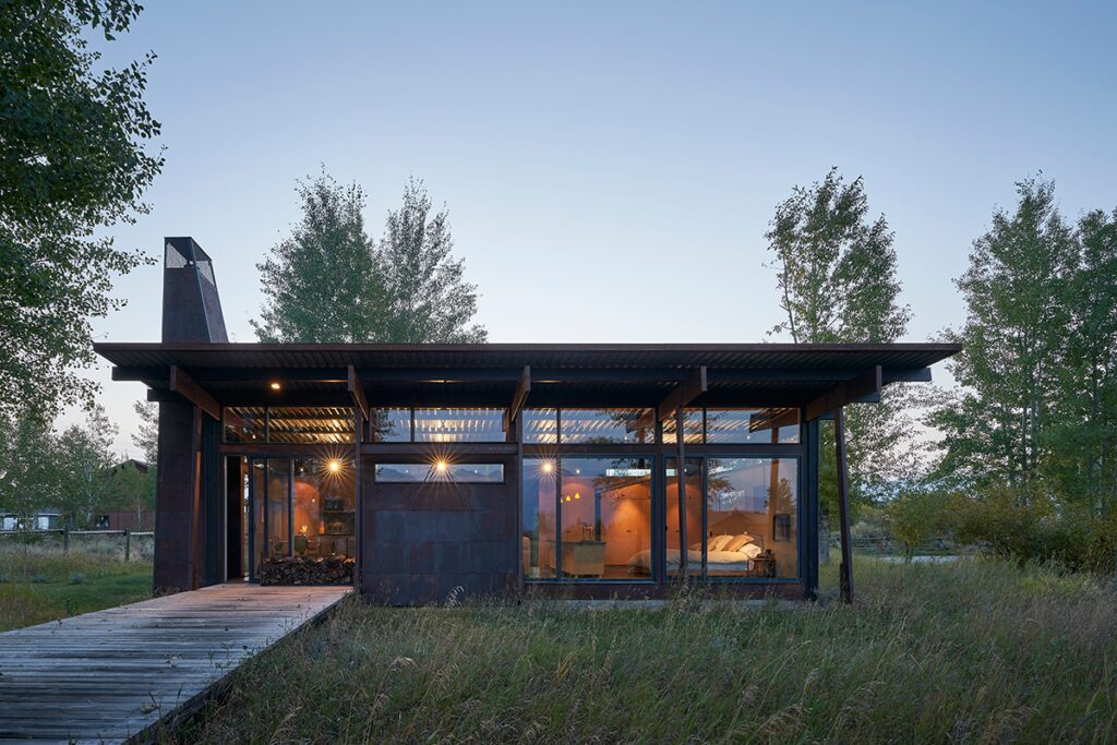 Una casa en estados unidos en la que la simplicidad es la protagonista