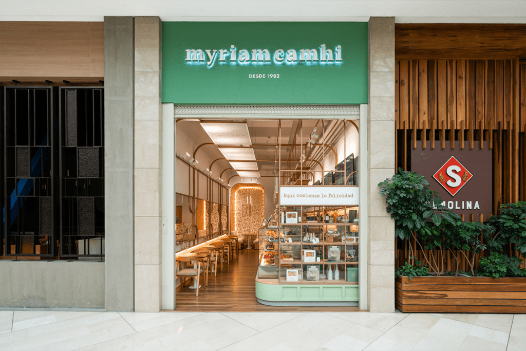 Diseño de la pastelería myriam camhi