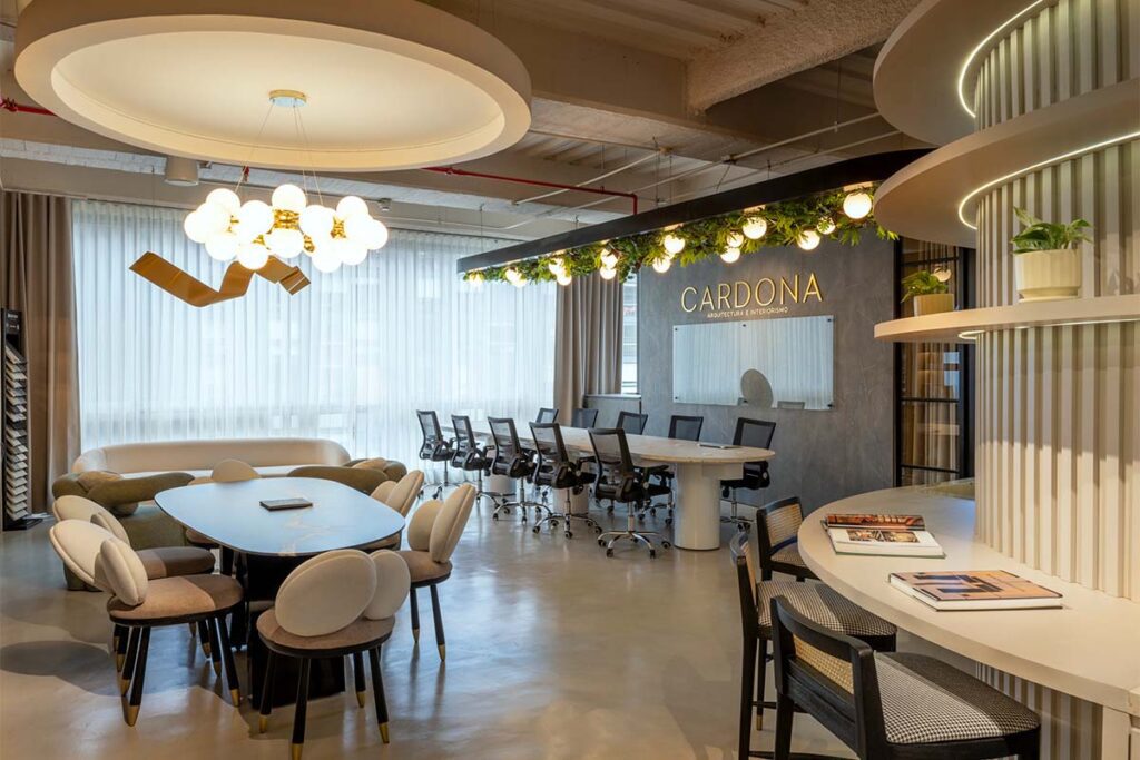 Una tienda cuyo diseño borra los límites y juega con la geometría y la luz