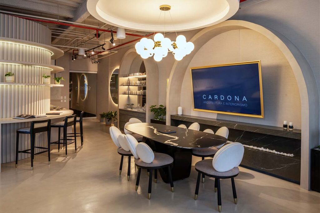 Una tienda cuyo diseño borra los límites y juega con la geometría y la luz