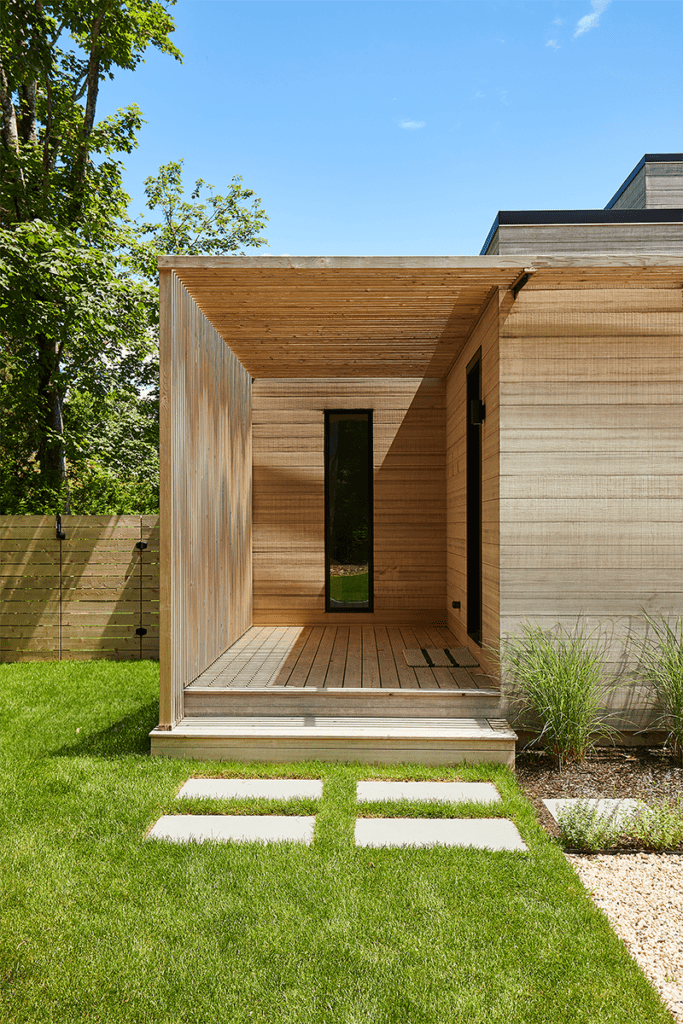 Estética y práctica: así es esta casa prefabricada en nueva york