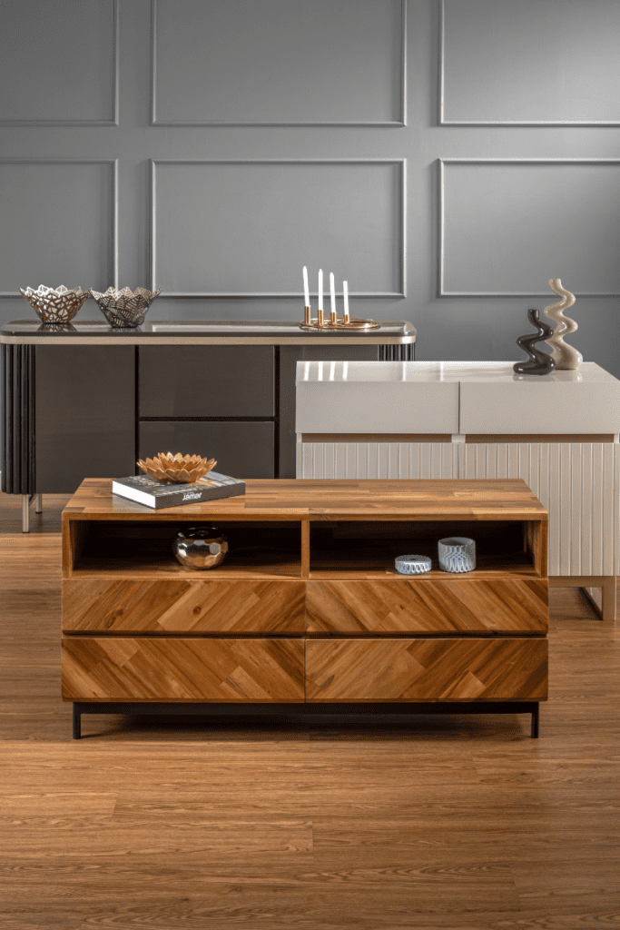 Muebles y objetos para generar espacios ordenados y serenos.