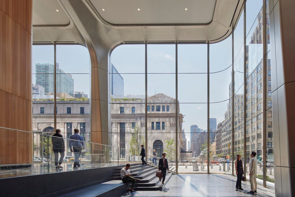 Two manhattan west, el rascacielos construido sobre trenes en estados unidos