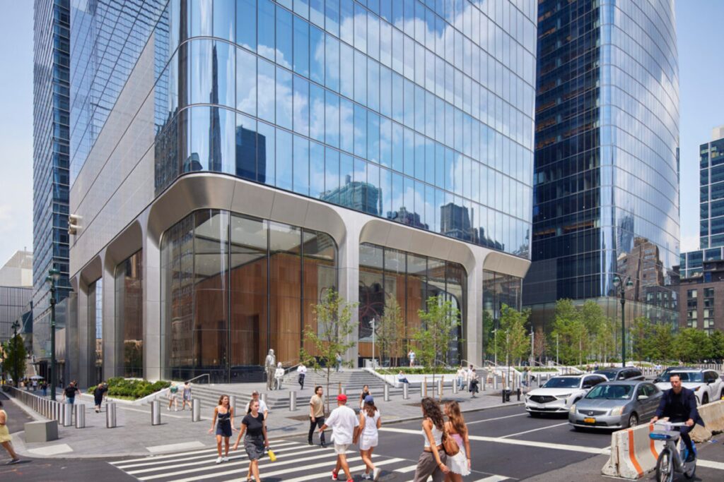 Two manhattan west, el rascacielos construido sobre trenes en estados unidos