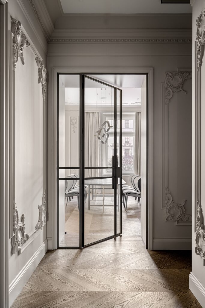 Apartamento con estilo clásico y moderno en viena.