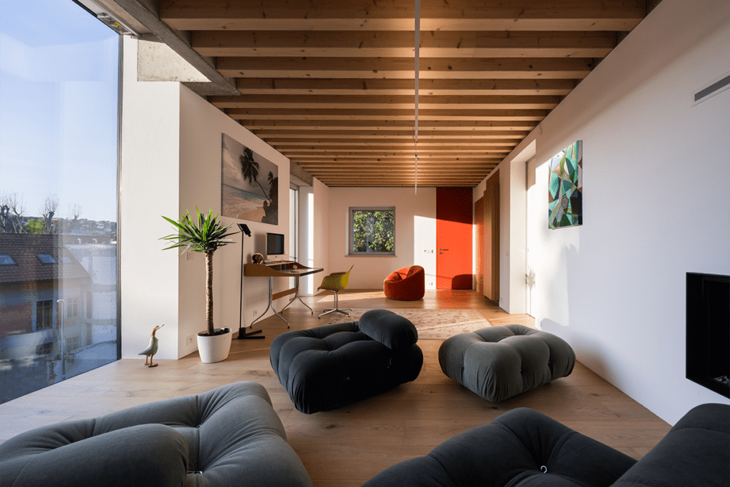 Esta casa en praga es un oasis de confort y elegancia