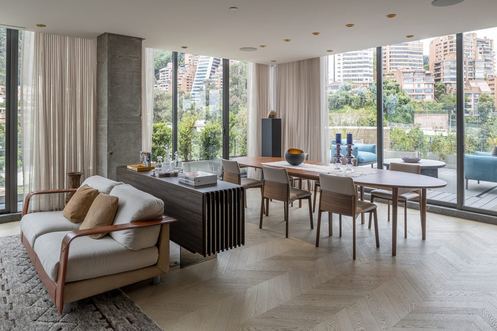 Seis especiales apartamentos incrustados en los cerros de bogotá