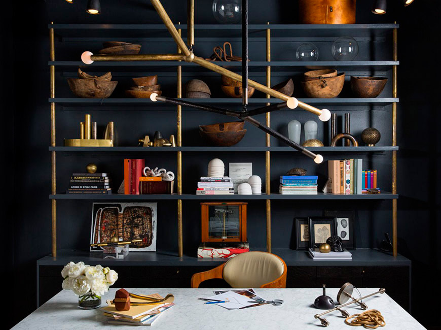 El estudio de Gabriel Hendifar y Jeremy Anderson en Nueva York.