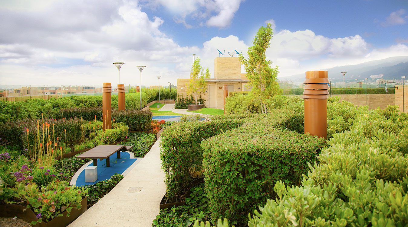 Botanika otium, rodeado de verde Botanika-otium