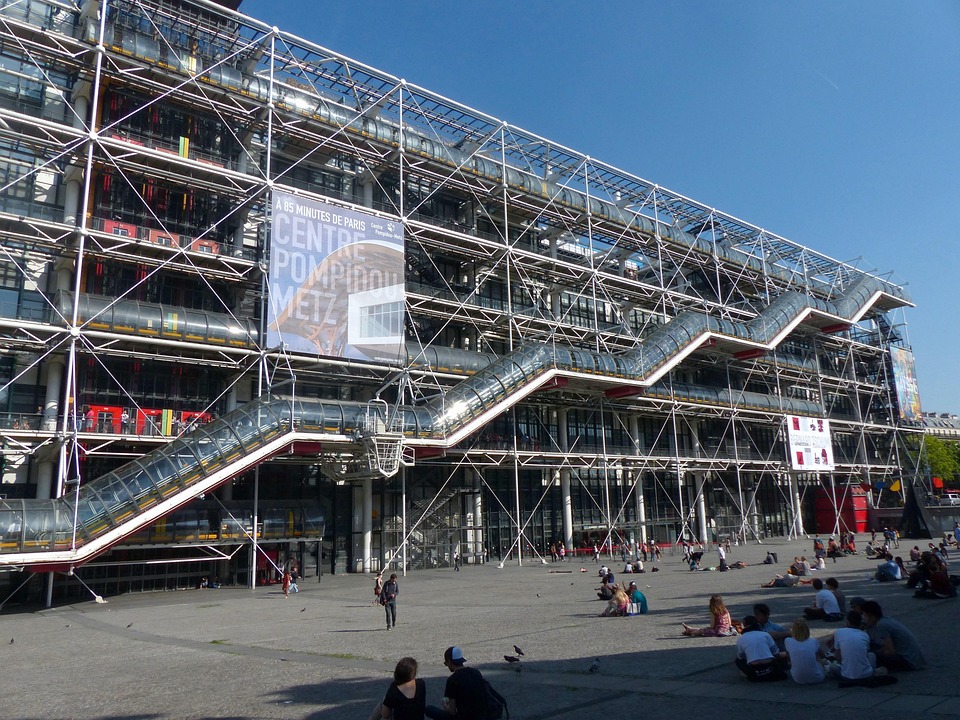 Centro Pompidou, París, Arte