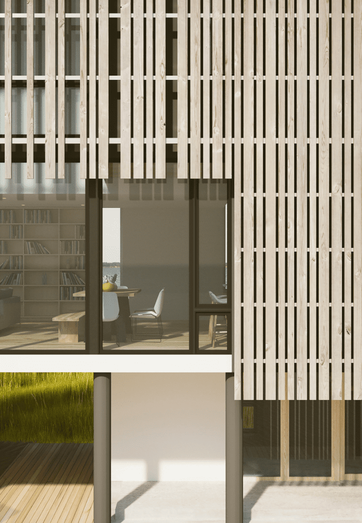 Una sorprendente casa familiar en medio de un lago de new jersey Una sorprendente casa familiar en medio de un lago de new jersey