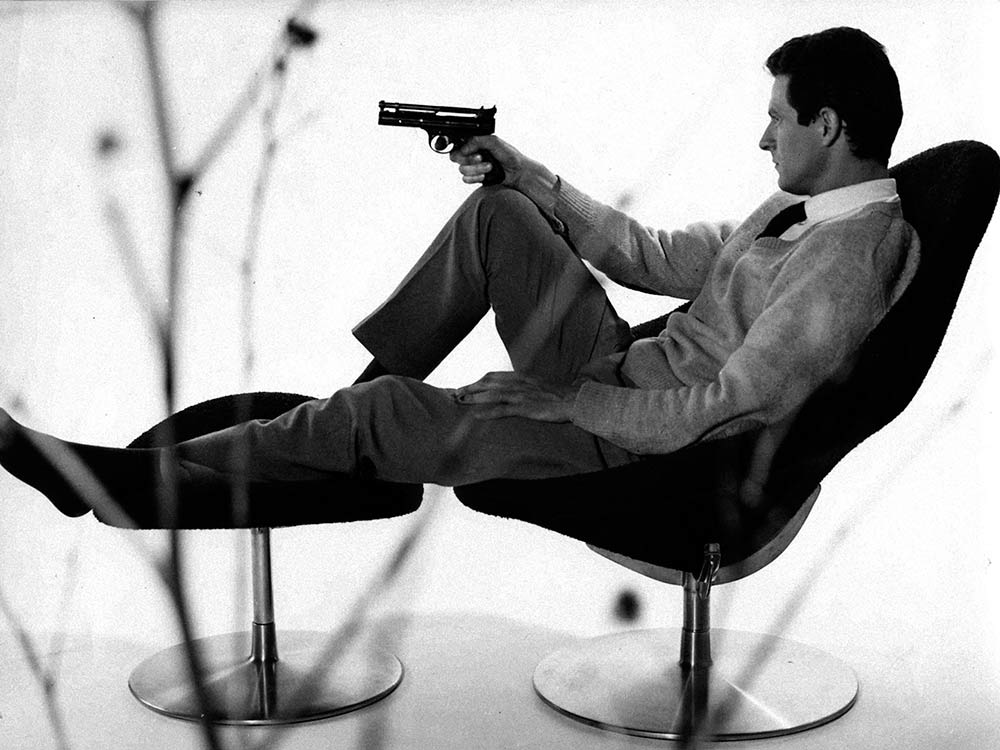 El diseñador Pierre Paulin.