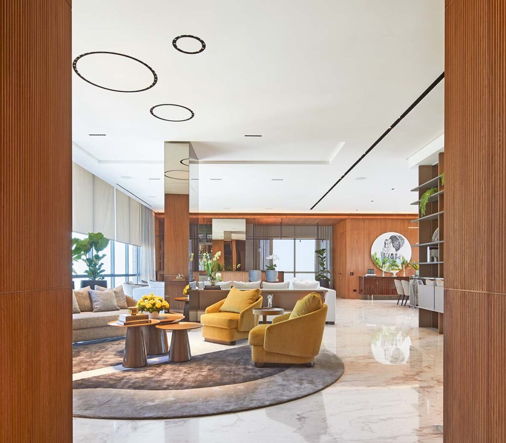 Sala de penthouse en Barranquilla