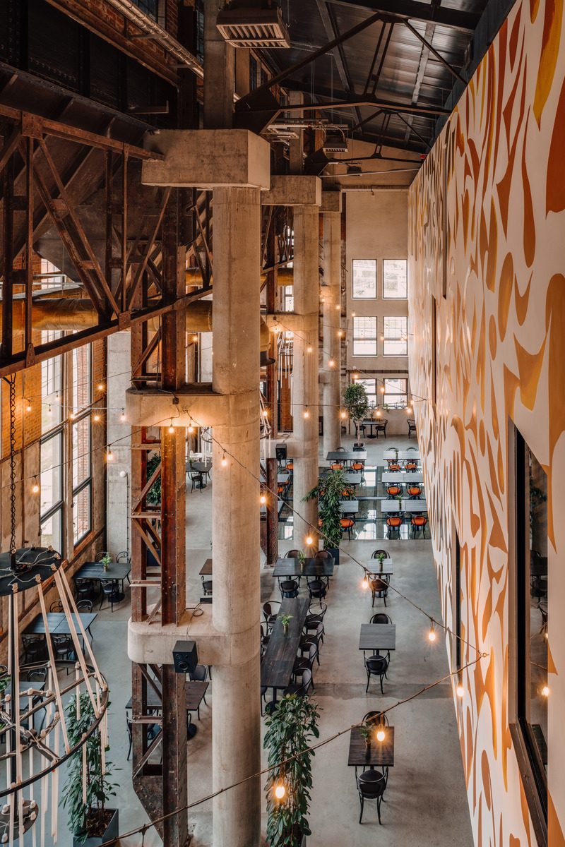 Press kit | 5829-01 - Press release | A Sugar Factory Żnin Transformed Into a Hotel Complex - Bulak Projekt - Industrial Architecture - Restaurant - Photo credit: ONI STUDIO