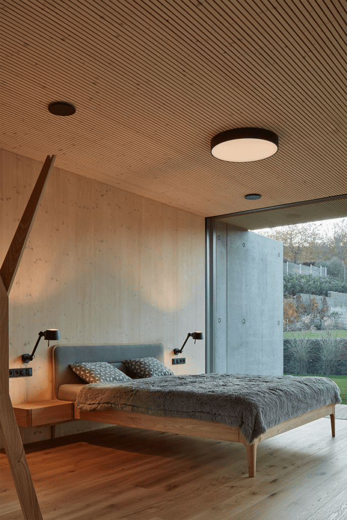 En esta casa la vegetación del exterior impregna en el interior de la obra En esta casa la vegetación del exterior impregna en el interior de la obra