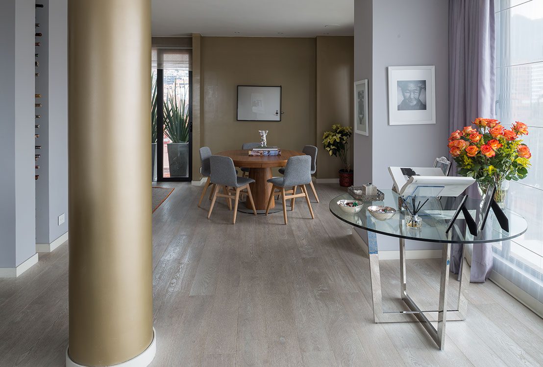 interiorismo que mezcla lo ecléctico y lo contemporáneo