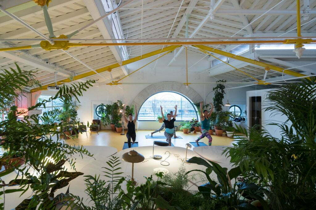 Una oficina creativa con más de 1. 000 plantas y árboles en su interior
