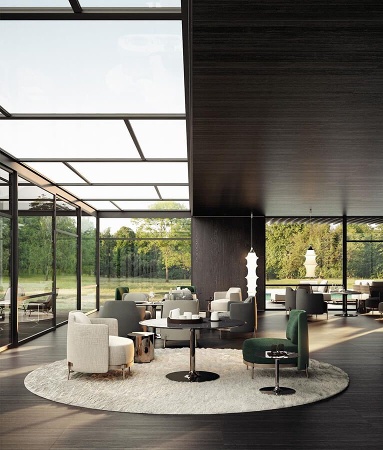 Cápsula de diseño: sofá tape de nendo para minotti Cápsula de diseño: sofá tape de nendo para minotti