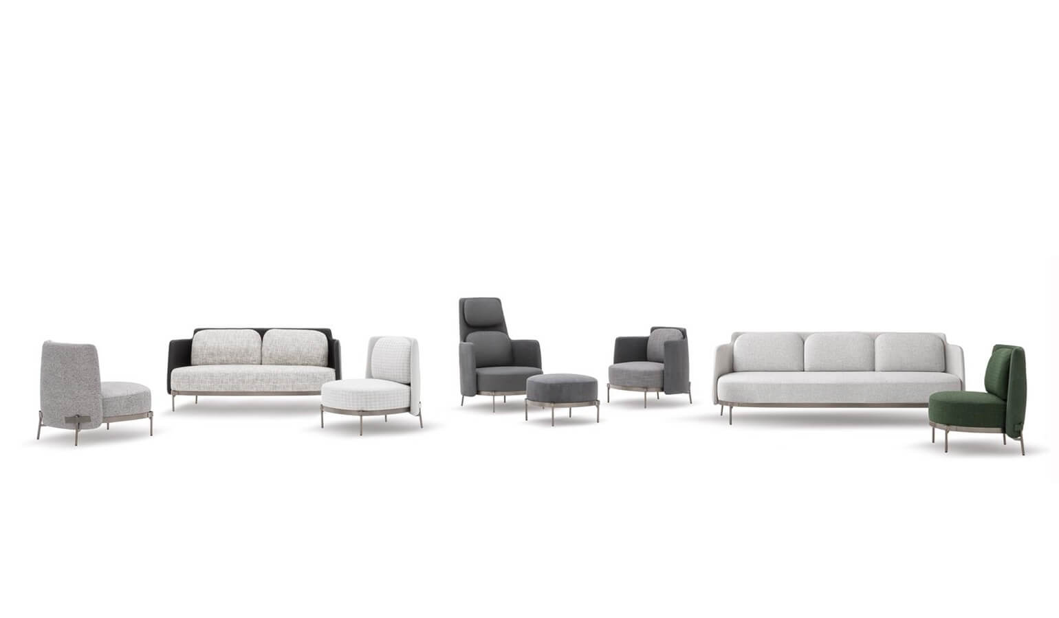 Cápsula de diseño: sofá tape de nendo para minotti Cápsula de diseño: sofá tape de nendo para minotti