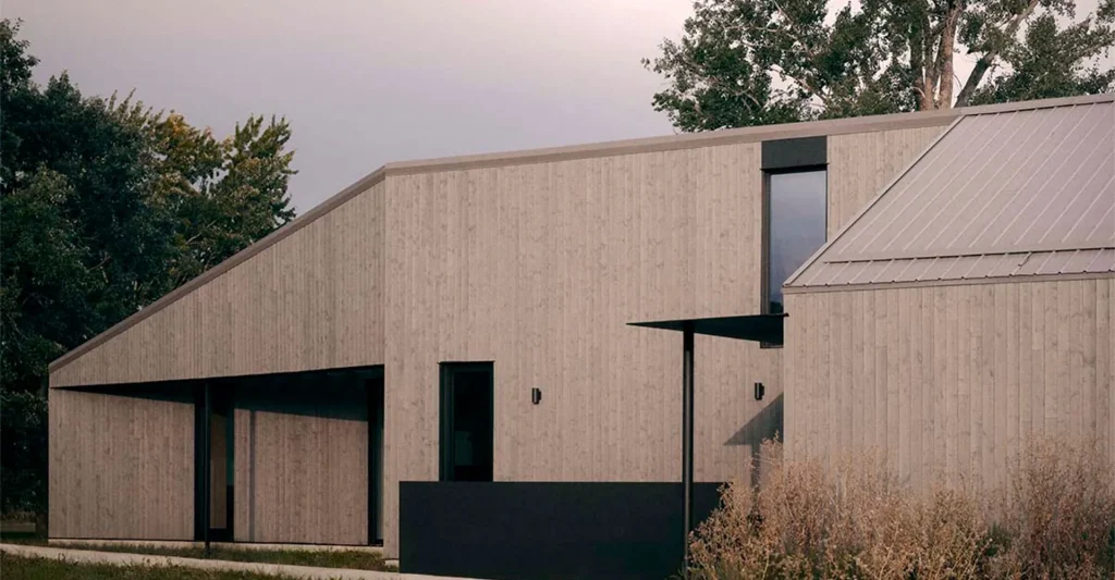 Una casa cuya arquitectura desafía la geometría y prioriza las vistas