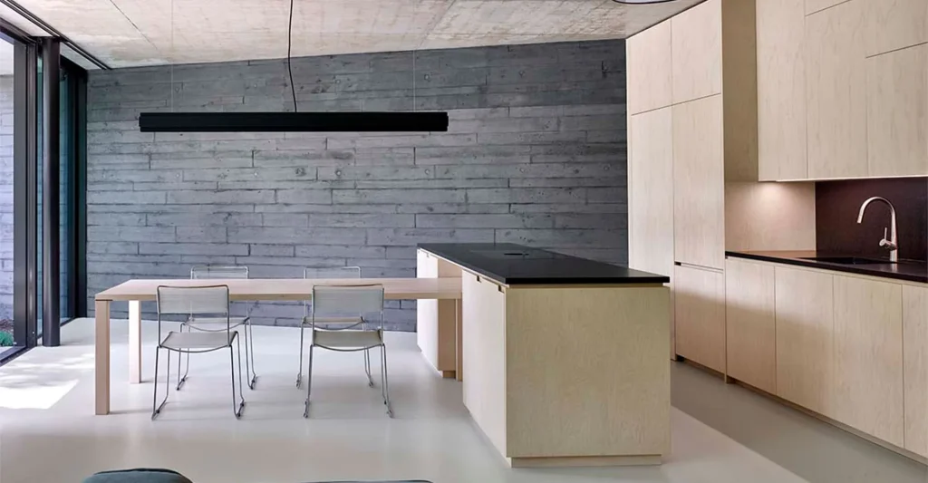 Una casa en concreto que convierte el hogar en un espacio de calma Una casa en concreto que convierte el hogar en un espacio de calma