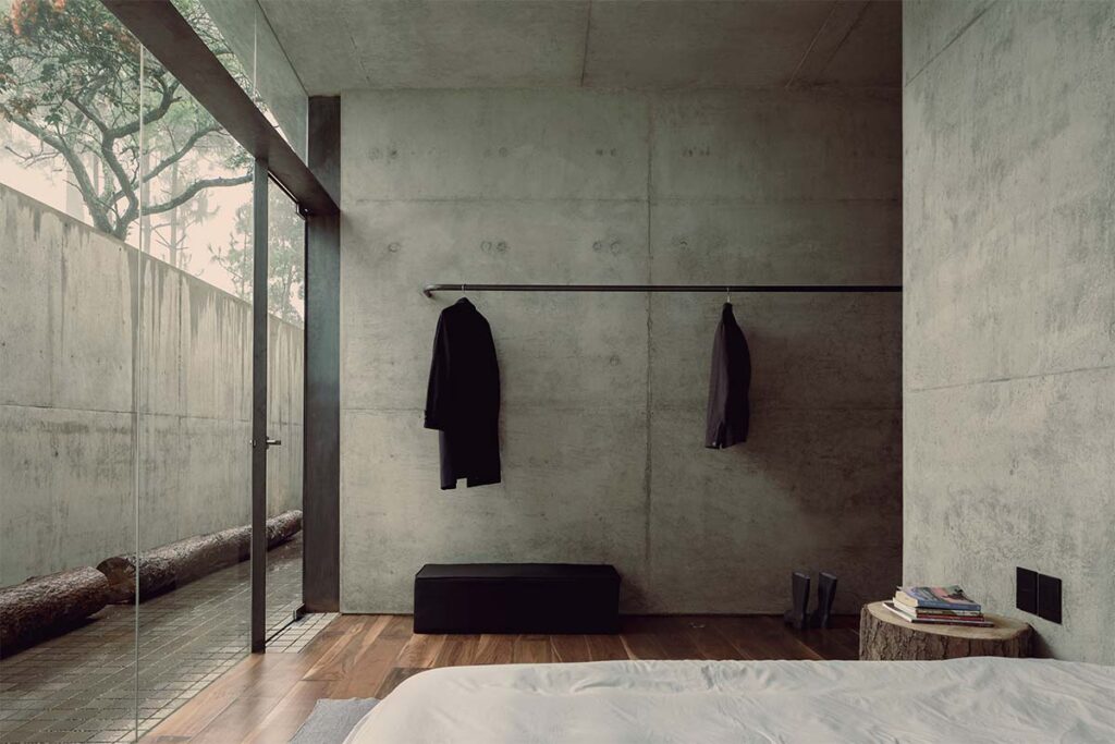 Casa mexico por HW STUDIO 2 Una casa que se oculta en la montaña y se funde con la delicadeza del paisaje