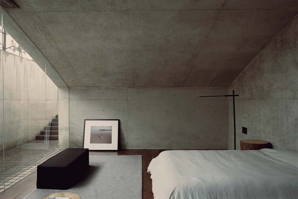 Casa mexico por HW STUDIO 9 Una casa que se oculta en la montaña y se funde con la delicadeza del paisaje