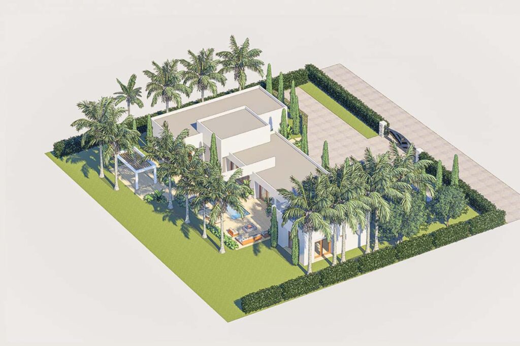 Solana Village akron 1 Un vivienda hecha para el descanso ubicada en Anapoima: blanca, minimalista y cálida
