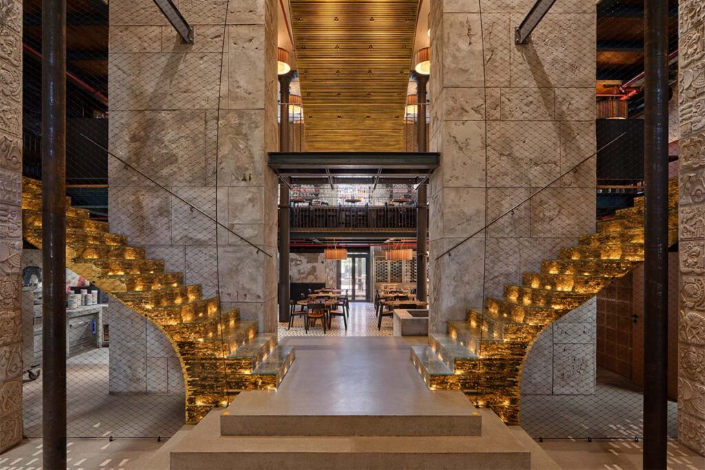 El restaurante que convierte la cultura mexicana en una experiencia inmersiva 2 20 20 architekti mexican restaurant holesovice boysplaynice 2 El restaurante que convierte la cultura mexicana en una experiencia inmersiva