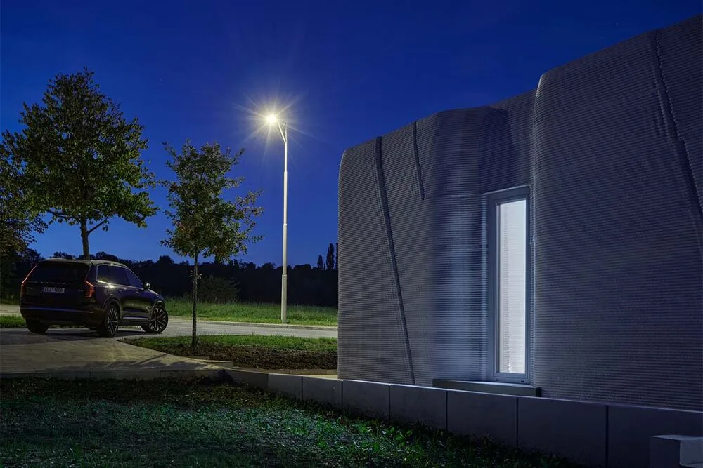 Esta casita sostenible está impresa en 3d con hormigón Esta casita sostenible está impresa en 3d con hormigón