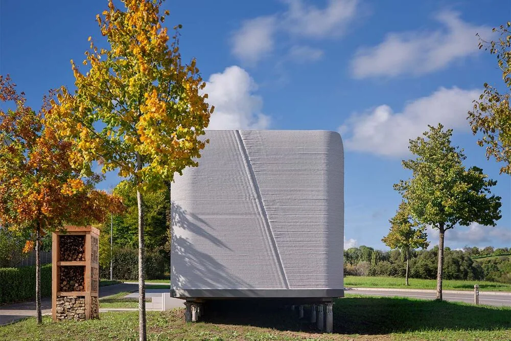 Esta casita sostenible está impresa en 3d con hormigón Esta casita sostenible está impresa en 3d con hormigón