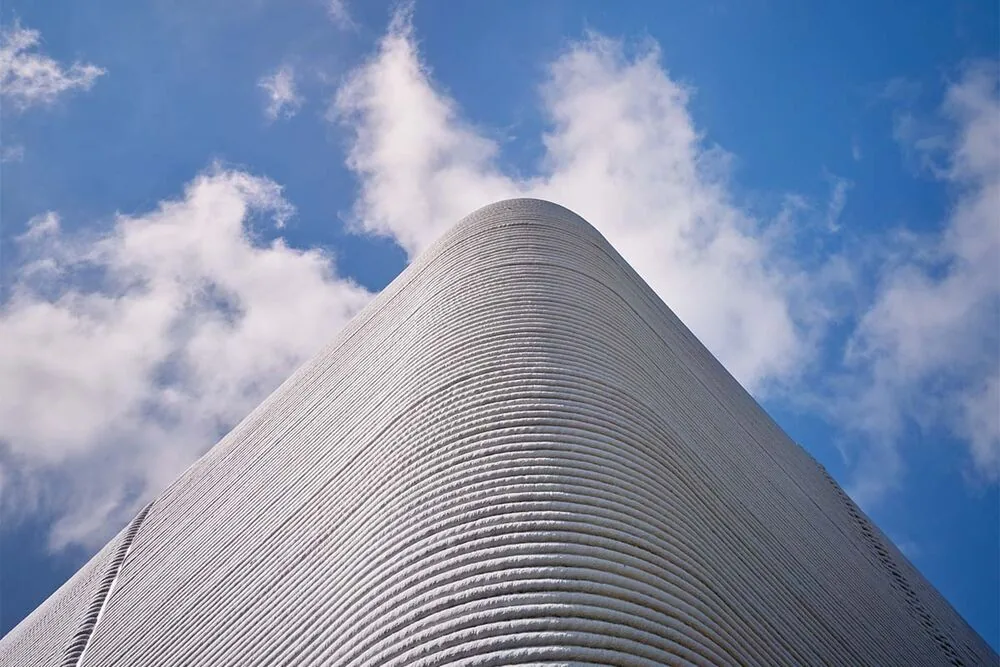 Esta casita sostenible está impresa en 3d con hormigón Esta casita sostenible está impresa en 3d con hormigón