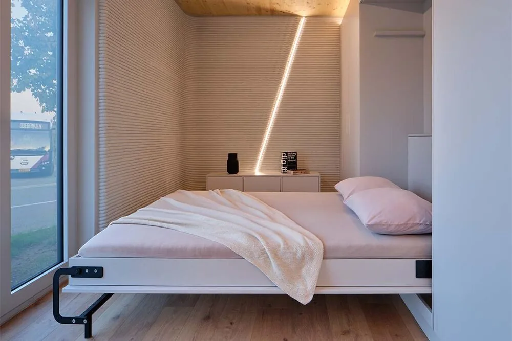 Esta casita sostenible está impresa en 3d con hormigón Esta casita sostenible está impresa en 3d con hormigón