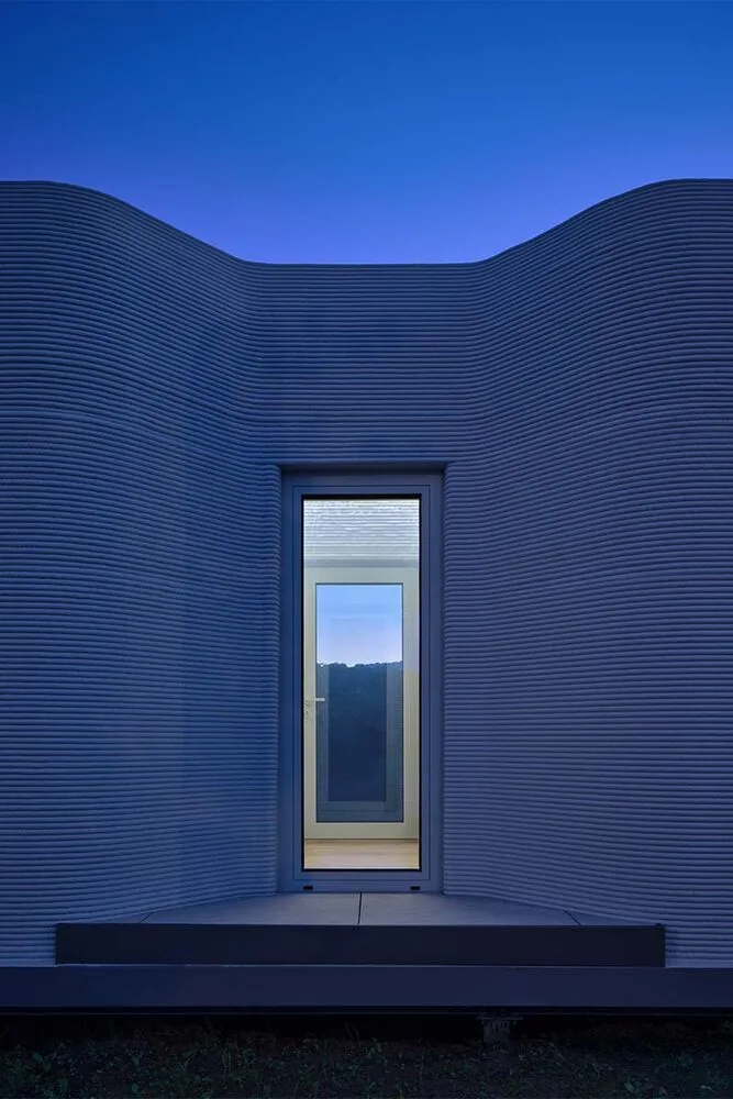 Esta casita sostenible está impresa en 3d con hormigón Esta casita sostenible está impresa en 3d con hormigón