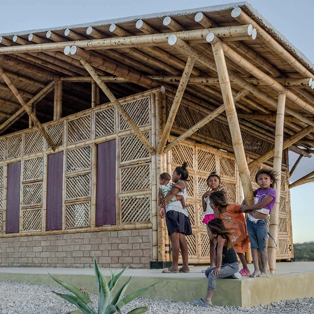Un centro etnoeducativo en la guajira con una arquitectura que aprende de la cultura wayúu