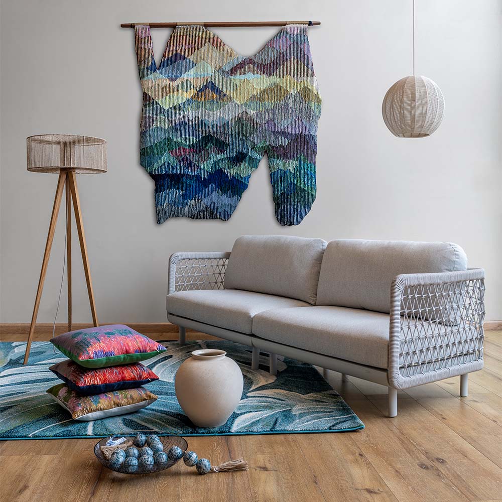 Azul y blanco, la fórmula cromática que redefine los espacios contemporáneos Azul y blanco, diseño de espacios